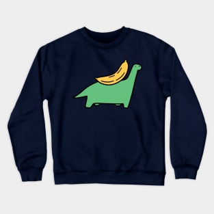 Banana Long Neck Dino Crewneck Sweatshirt